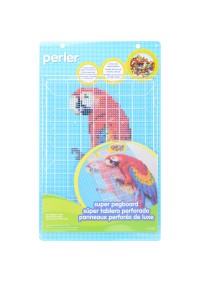 Plaque (Pegboard) Transparente Par Perler - 34,5 x 24.5 cm Pour Perles À Fusionner Taille Midi 5mm